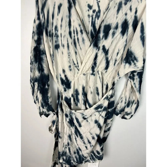 Young Fabulous Broke Raine Tie Dye Wrap Dress Size Large Rayon Women’s - Picture 4 of 7
